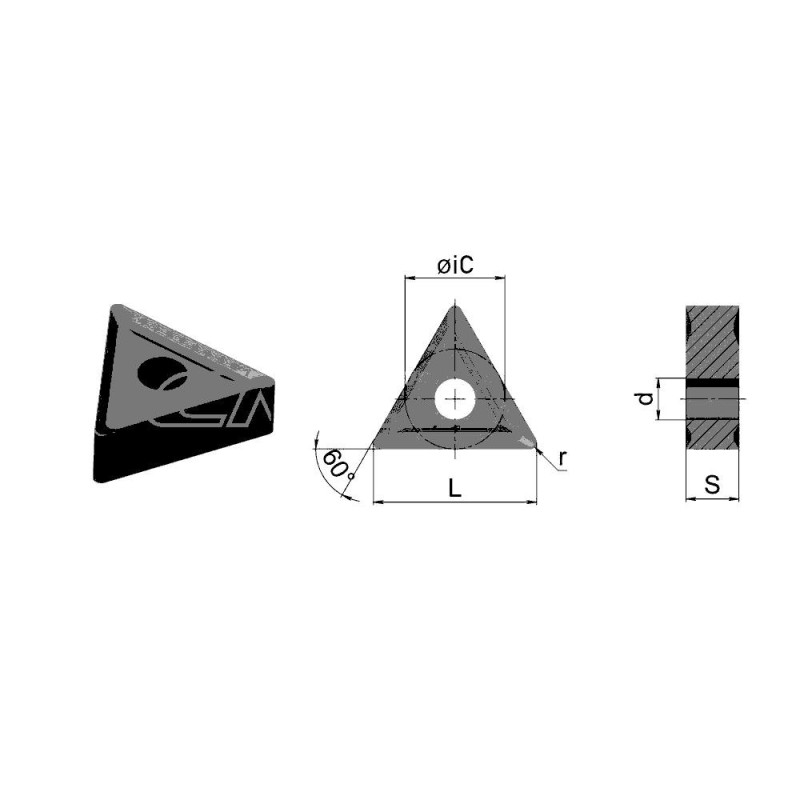 TNMG160408-GR-HS8225 Пластина токарная