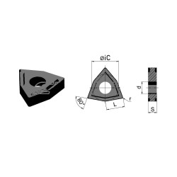 WNMG080408-GF-HR8125 Пластина токарная для стали, получистовая обработка