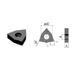 WNMA080416-HS6120 Пластина токарная