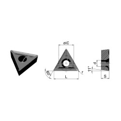 TPGH090201L-HR1135 Пластина токарная