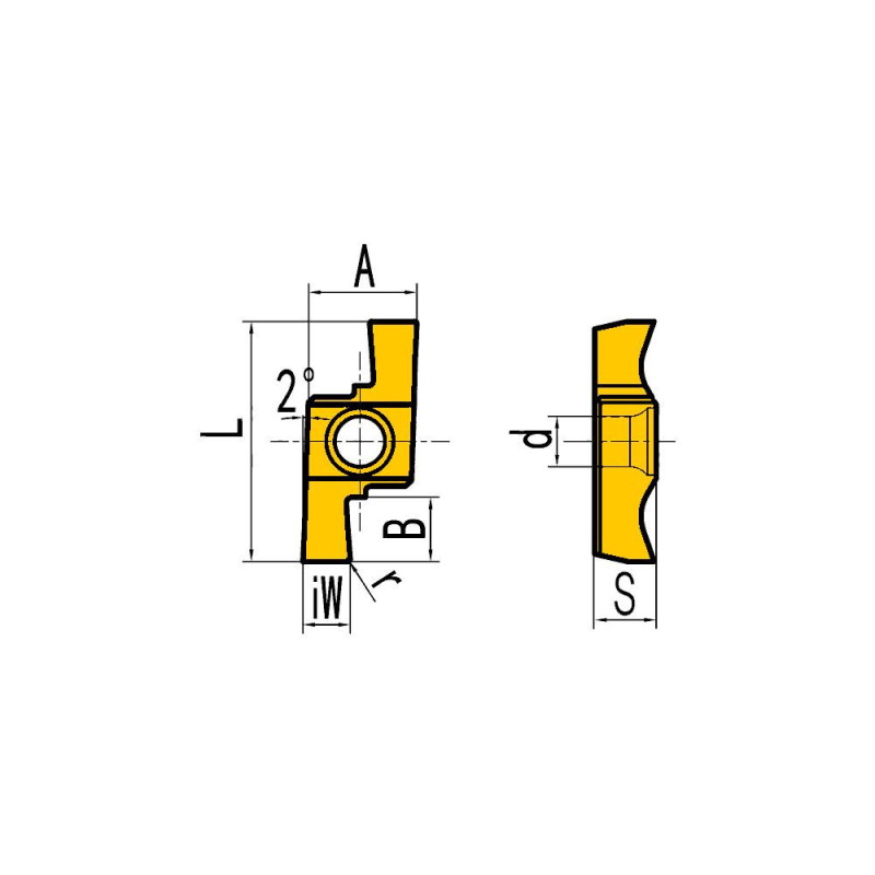 GER320-C Пластина канавочная