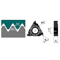 16IR150ISO-HR52013 Пластина резьбовая