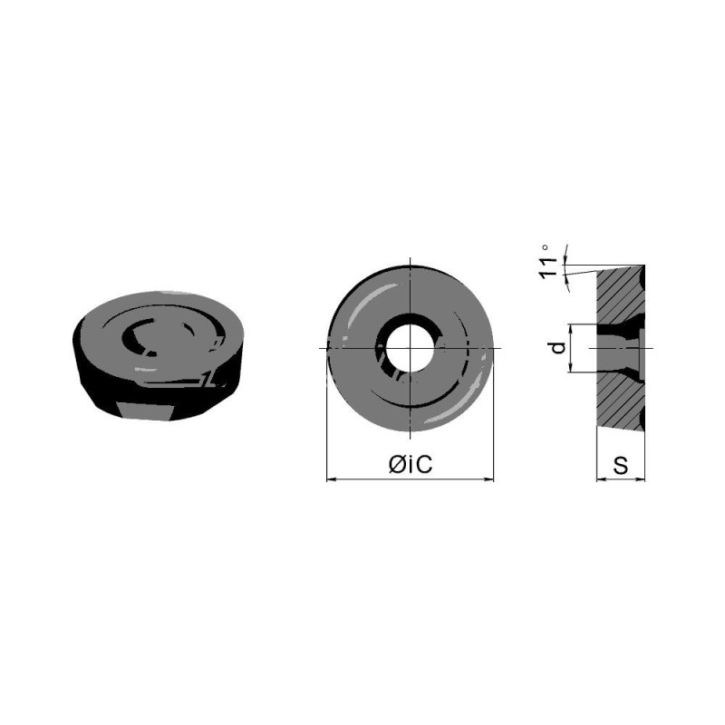 RPMT1204MO-JS-1020 Пластина фрезерная