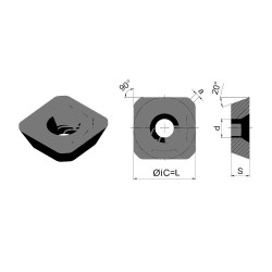 SEET13T3-GM-HR5130 Пластина фрезерная