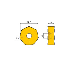 XNGX0705ANN-R-HS5120 Пластина фрезерная