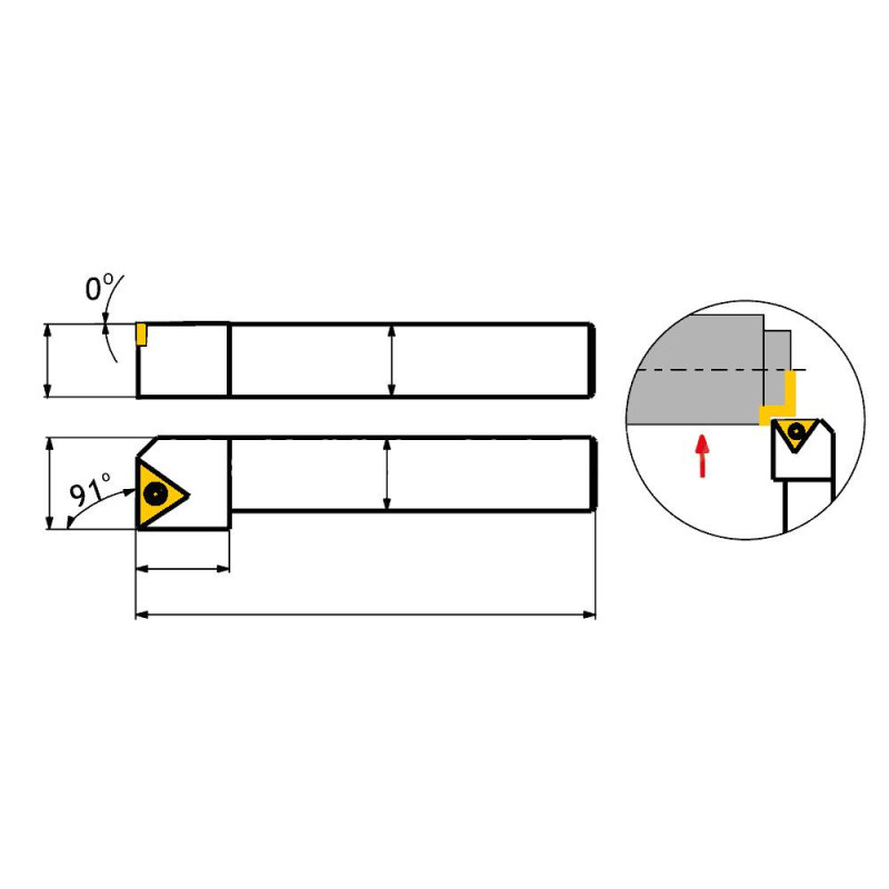 STFCL1212F11 Резец токарный (державка) по металлу