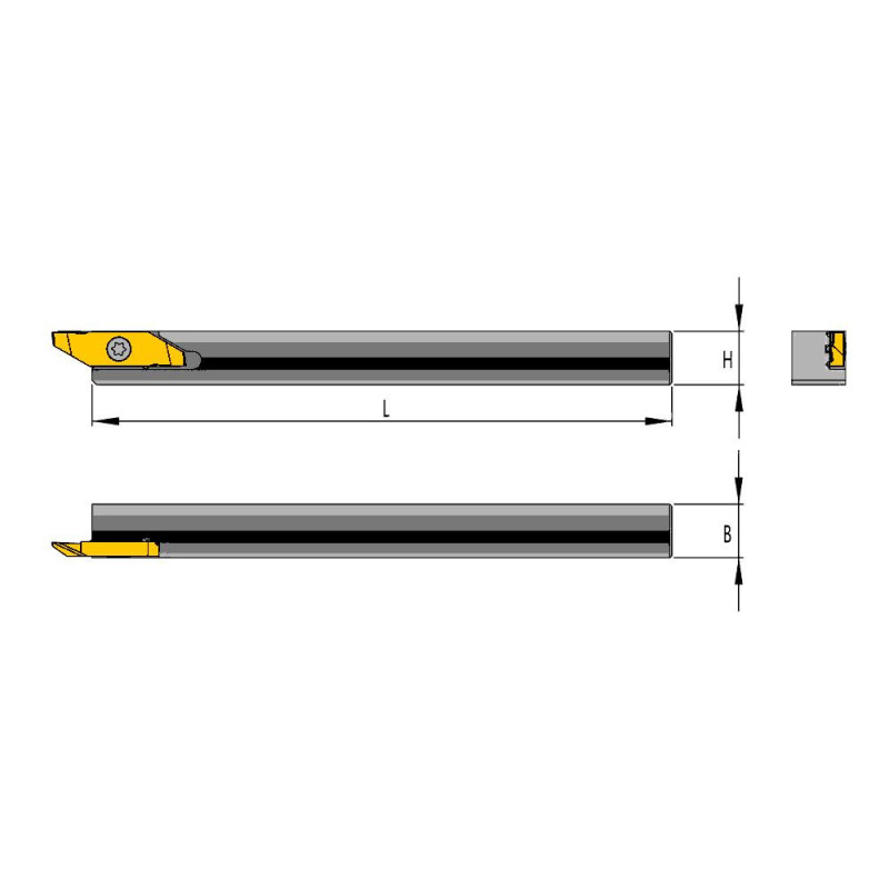 HDXR-1616-130 Державка токарная по металлу