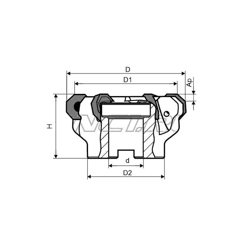 AF06.08C40.160.10 Фреза торцевая насадная