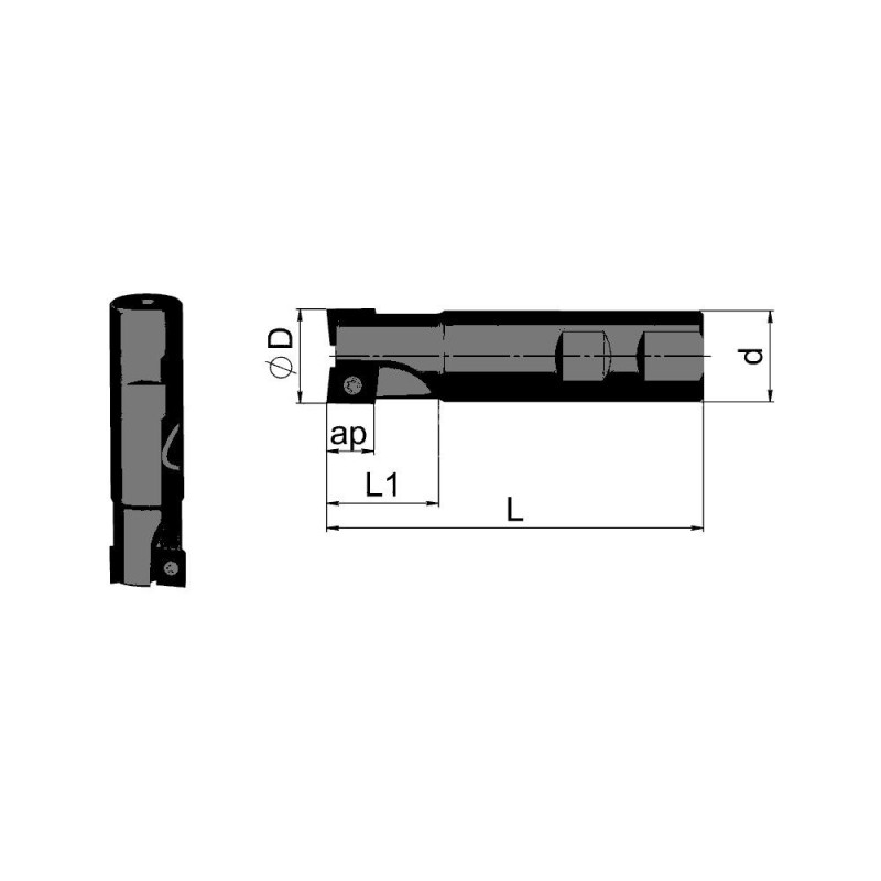 PE01.11W20.020.02 Фреза концевая