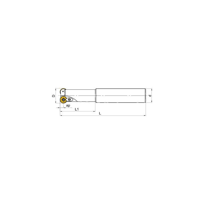 EMR-5R-25-160-C20-2T Фреза концевая