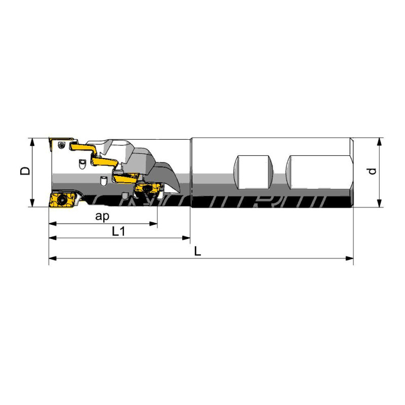 PE02.11W25.025.02 Фреза концевая