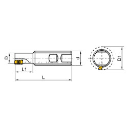 SMT-25-21 Фреза концевая резьбонарезная