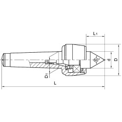 LC-CNC-MT4A Центр вращающийся LC-CNC-MT4A