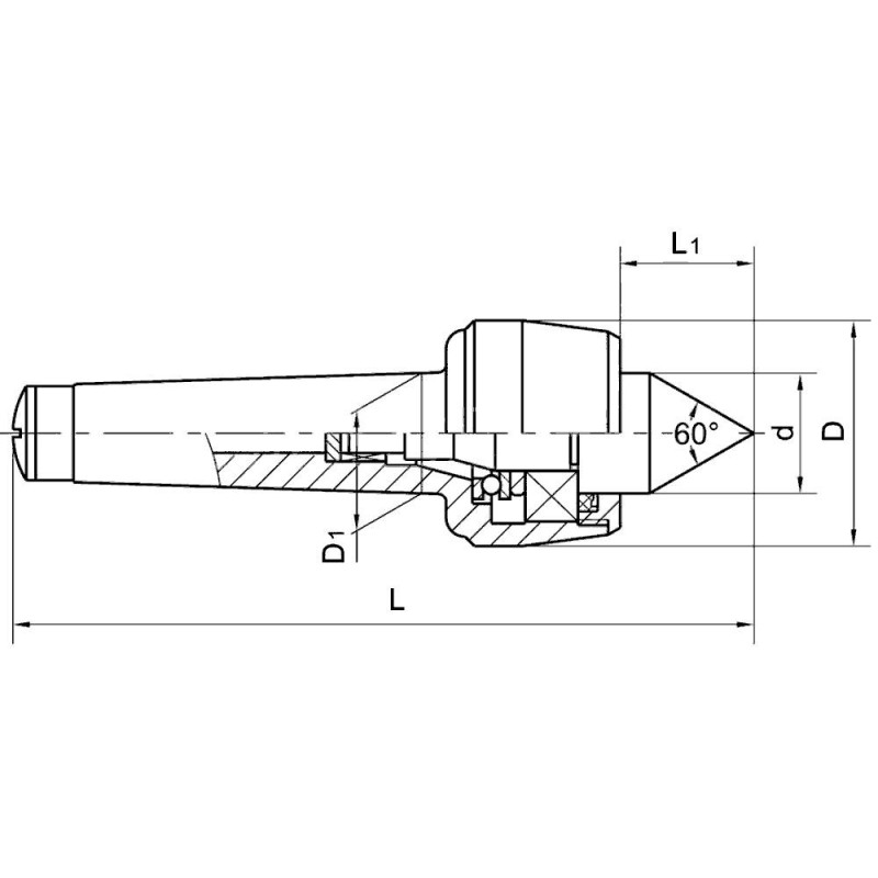 LC-CNC-MT4A Центр вращающийся LC-CNC-MT4A