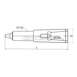 Втулка переходная удлиненная MTA4-MTA3