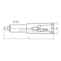 Втулка переходная удлиненная MTA4-MTA4