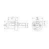 THA-E2-3032 Держатель VDI для расточных резцов