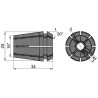 Цанга для метчика ER25G-M10-8-6,3