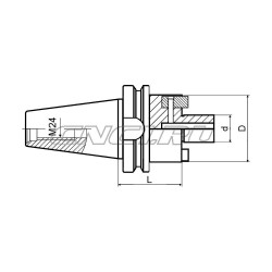 Оправка для насадных фрез BT50-FMB22-060
