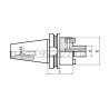 Оправка для насадных фрез BT50-FMB32-100