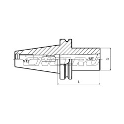 Патрон сверлильный под конус Морзе BT30-MTA1-045