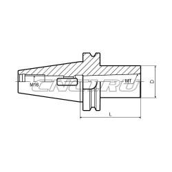 Патрон сверлильный под конус Морзе BT40-MTA4-090