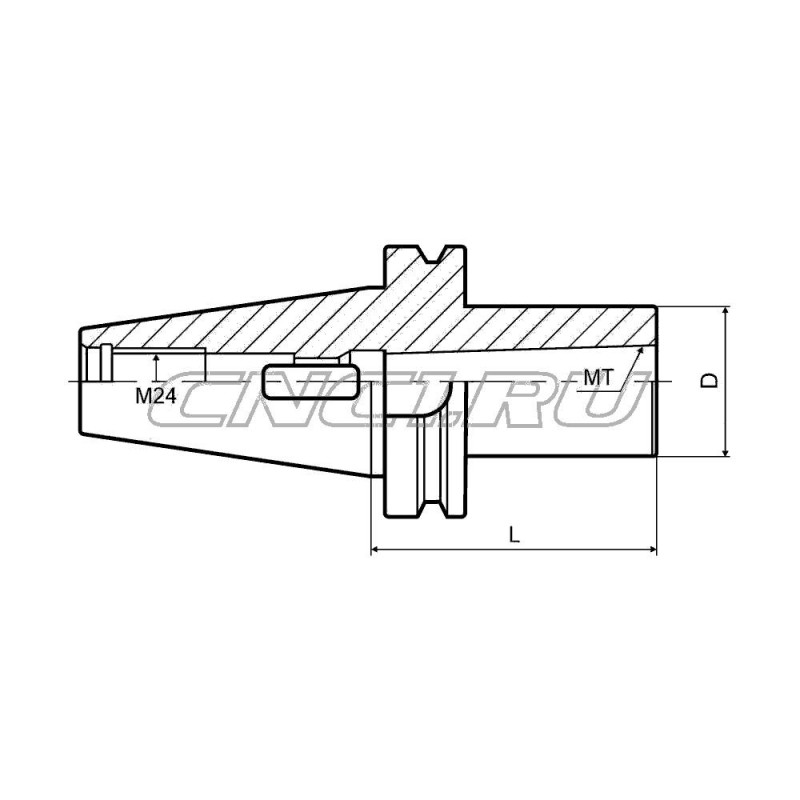 Патрон сверлильный под конус Морзе BT50-MTA3-075