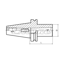 Патрон сверлильный под конус Морзе BT50-MTA2-135