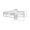 Патрон сверлильный под конус Морзе SK40-MTA2-050