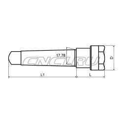 Патрон цанговый MTA2-ER16