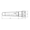 Патрон цанговый MTA2-ER16