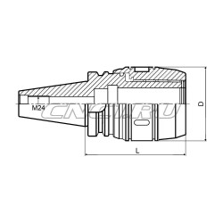 Патрон цанговый BT50-SC32-110
