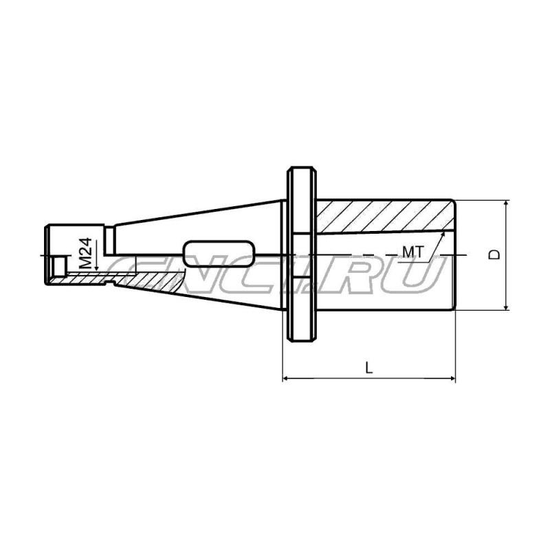 Патрон сверлильный под конус Морзе NT50-MTA2-045 DIN 2080