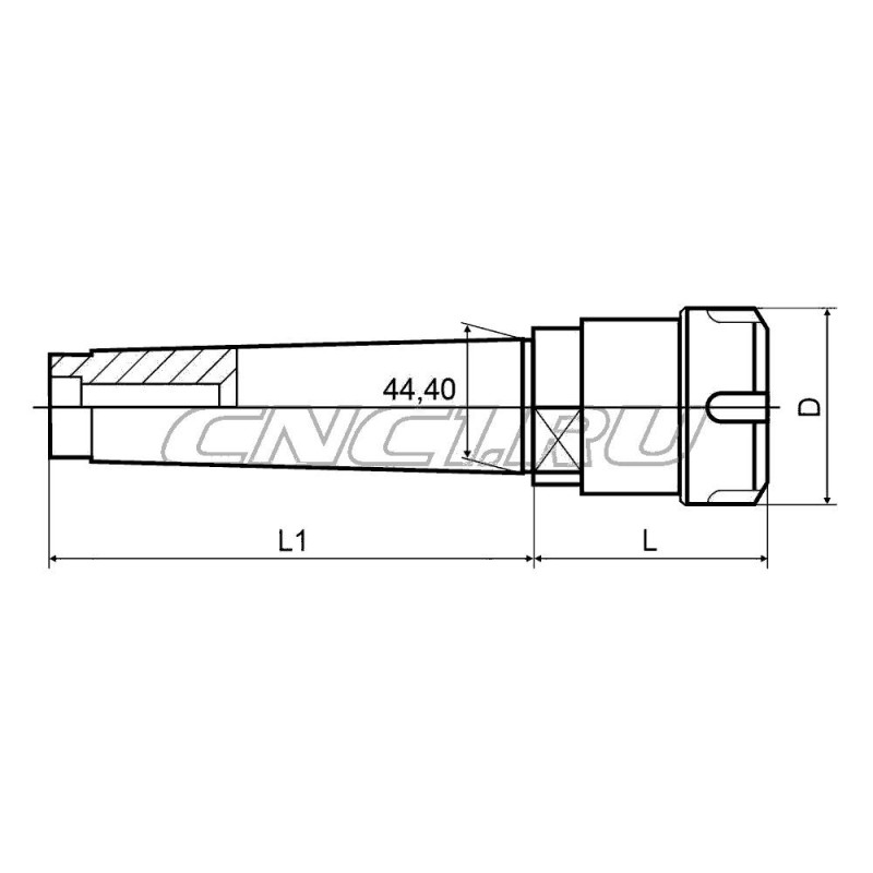 MTB5-ER40-085 Патрон цанговый
