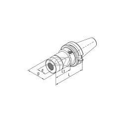 BT50-PHC20-105 Гидропластовый патрон