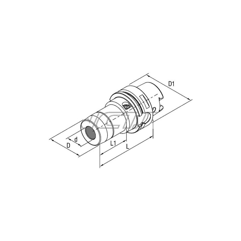 HSK63A-HC12-85 Гидропластовый патрон