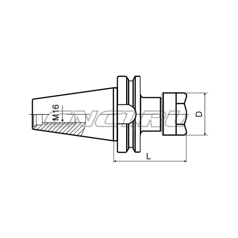 BBT40-ER16-063 Патрон цанговый