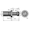 Штревель BT50x45 с отверстием для СОЖ