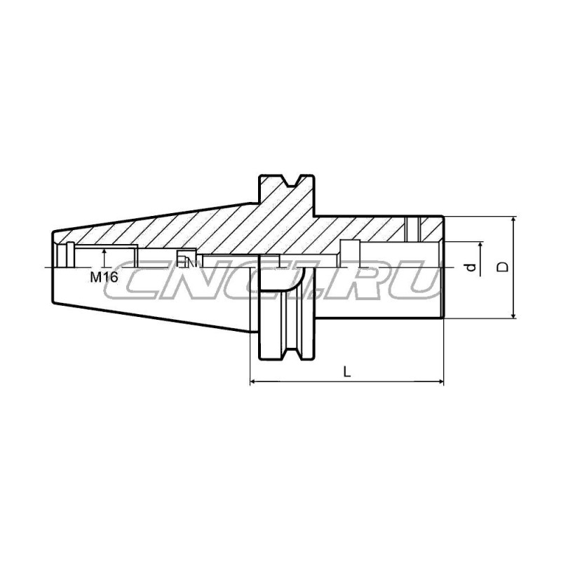 BT40-LBK1-105 Патрон для расточной головки
