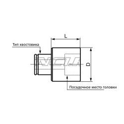 LBK1-1-100 Удлинитель расточной оправкки