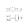 Тиски станочные прецизионные GT300A 300x200