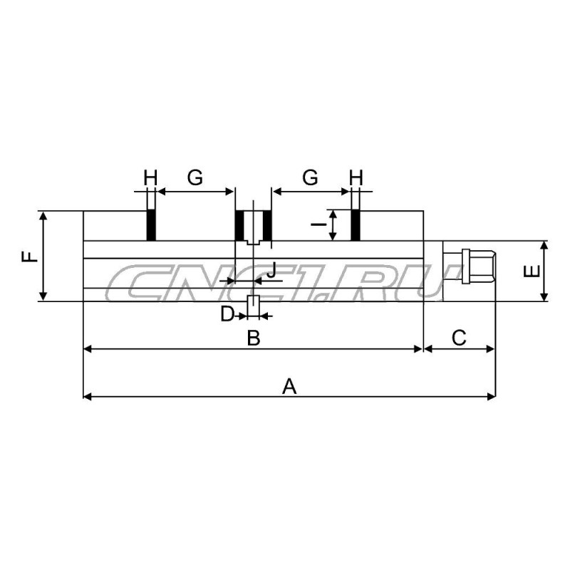 SMC-160A Тиски механические станочные двухзажимные
