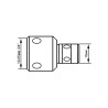 DZFX-04 Переходник Fein Quick-In / Weldon 19.05