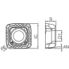 SCMT110410-XM-I PR1535