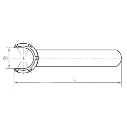 Гаечный ключ для цанговых патронов ER16, тип M, SPNR-ER16-M