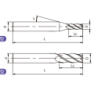 U-S4-62006 (UP210-S4-62006) Фреза концевая 4 зуба