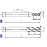 H-R4-10007 Фреза концевая с радиусом 4 зуба