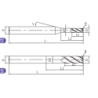 H-RN4-06005 (SH260-RH4A-6-75-0.5-H) Фреза концевая с радиусом 4 зуба