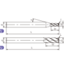 S-R4-02002 (US200-R4-02002) Фреза концевая с радиусом 4 зуба