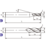 A-R3-05002 (UA100-R3- 05002) Фреза концевая с радиусом 3 зуба